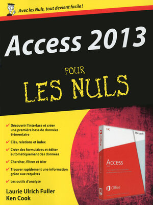 cover image of Access 2013 Pour les Nuls